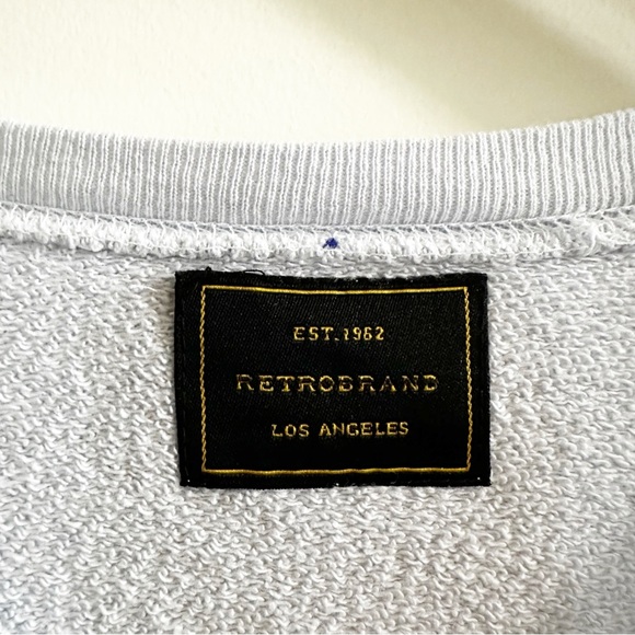 Free People X Retro Brand Cape Cod Classic Crew Sweatshirt - Picture 9 of 9